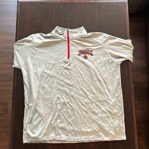 Louisville. Grey. Quarter Zip. XL.